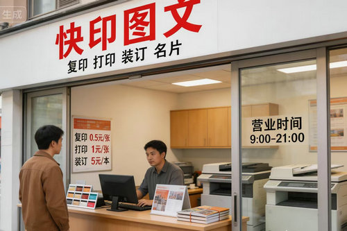 河南快印店的客户群体有哪些特点？