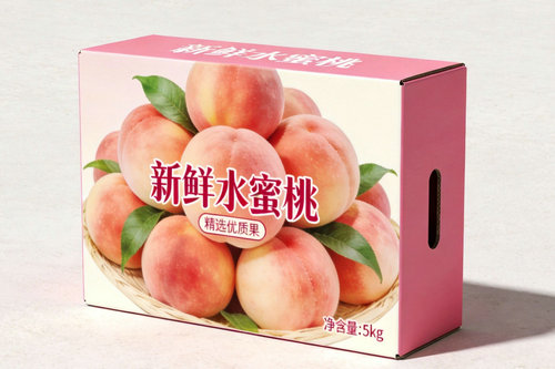 郑州定做鲜桃礼品箱多少个起订,郑州礼品箱工厂
